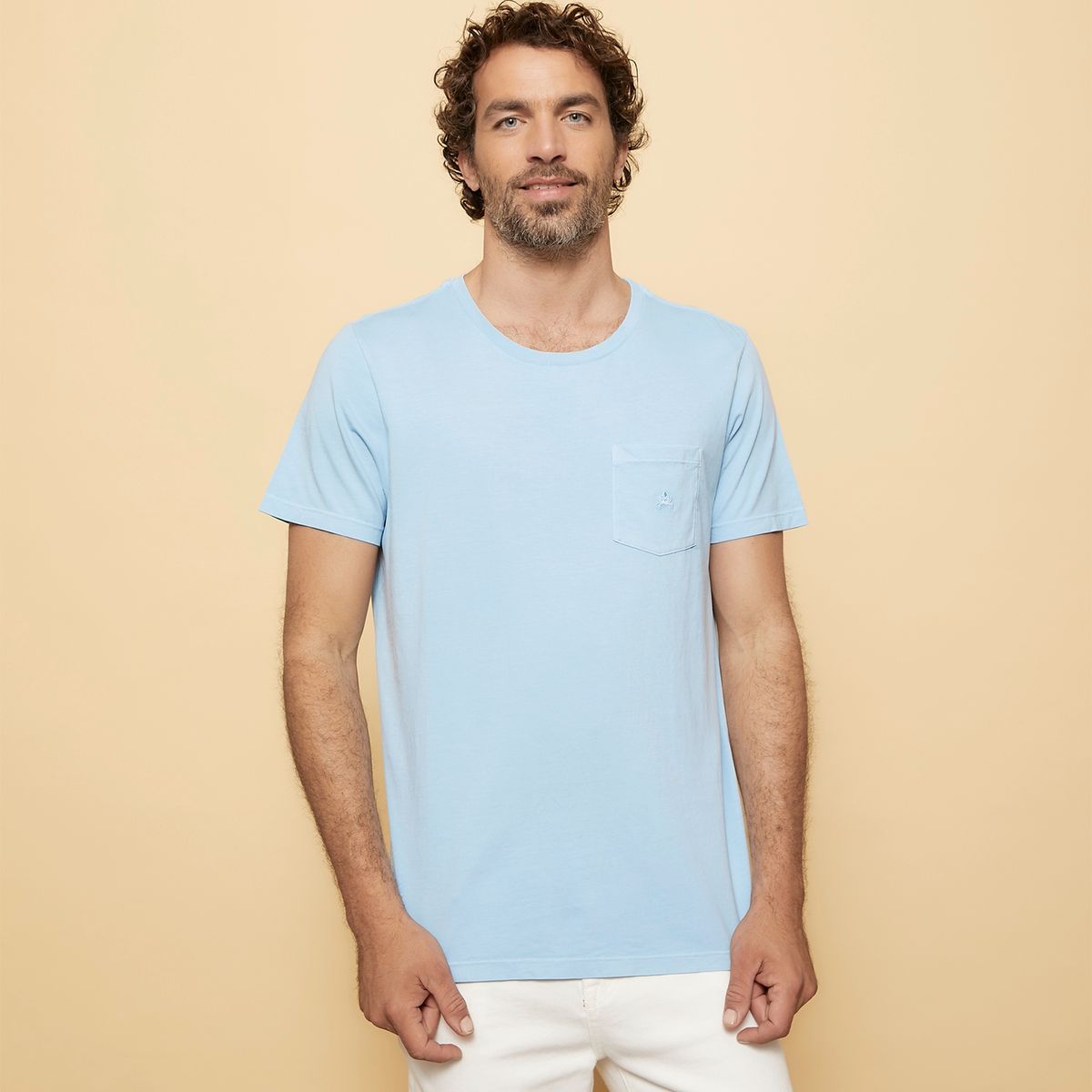 CASCAIS - Polera Manga Corta Algodón Prima Hombre Cascais