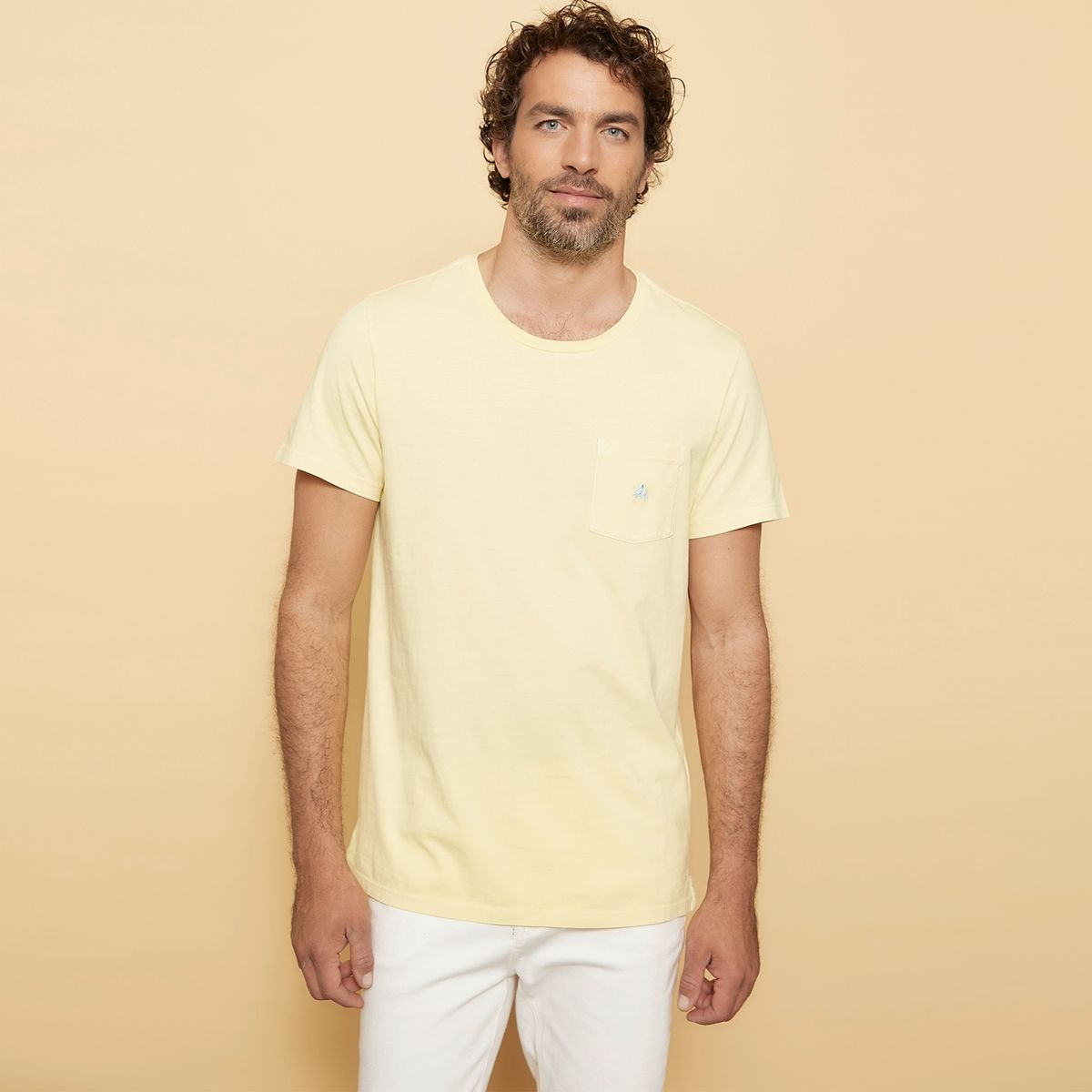 CASCAIS - Polera Manga Corta Algodón Prima Hombre Cascais