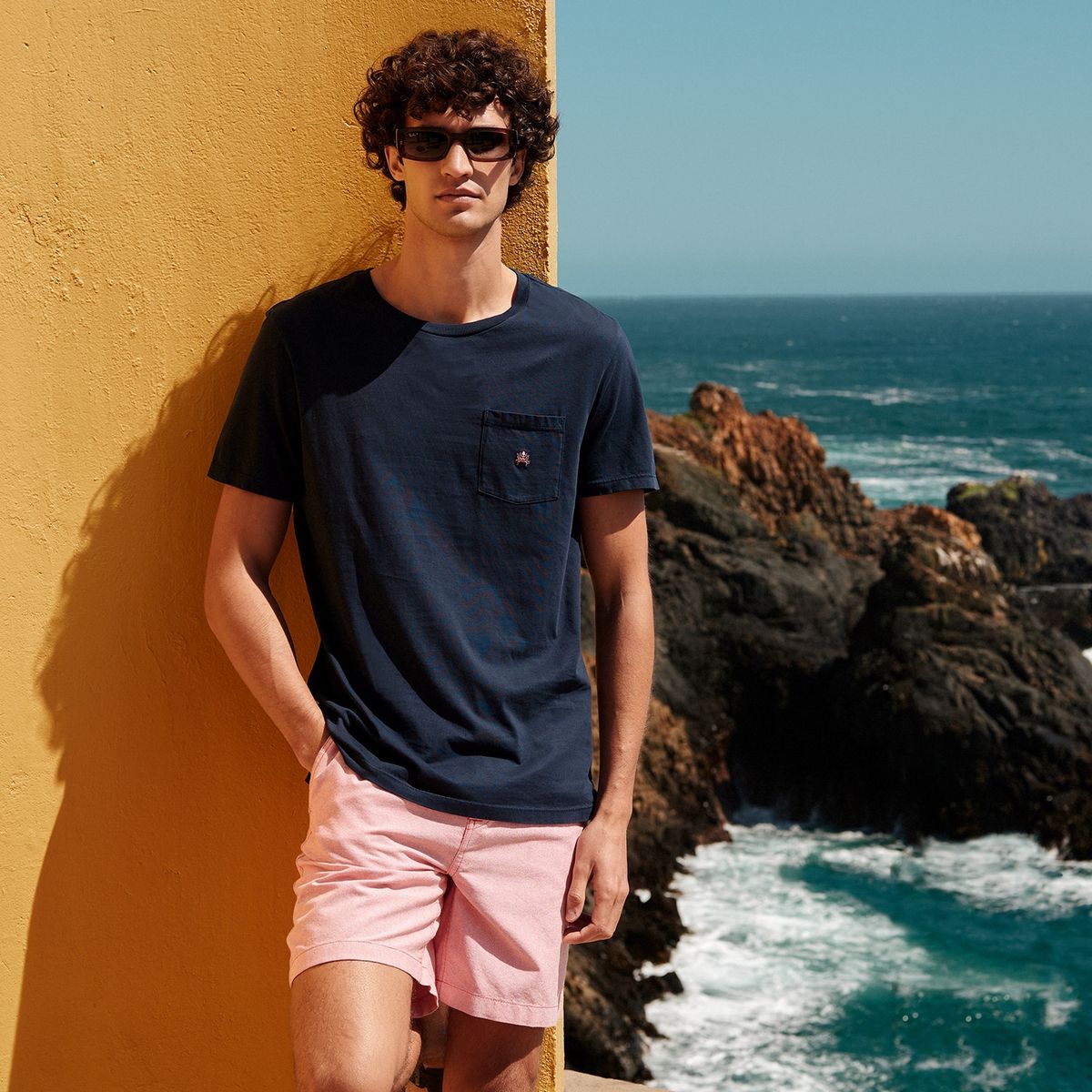 CASCAIS - Polera Manga Corta Algodón Prima Hombre Cascais