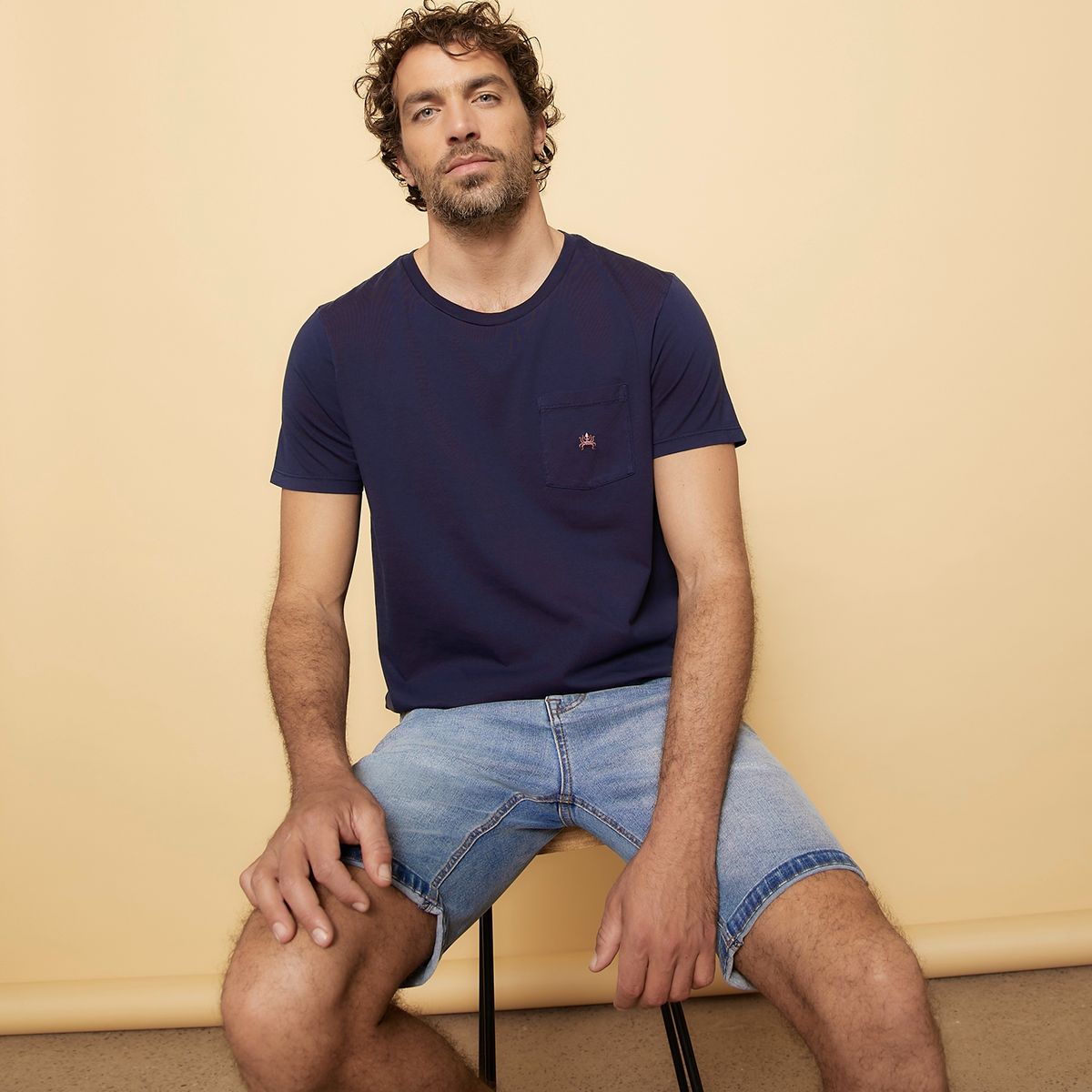 CASCAIS - Polera Manga Corta Algodón Prima Hombre Cascais