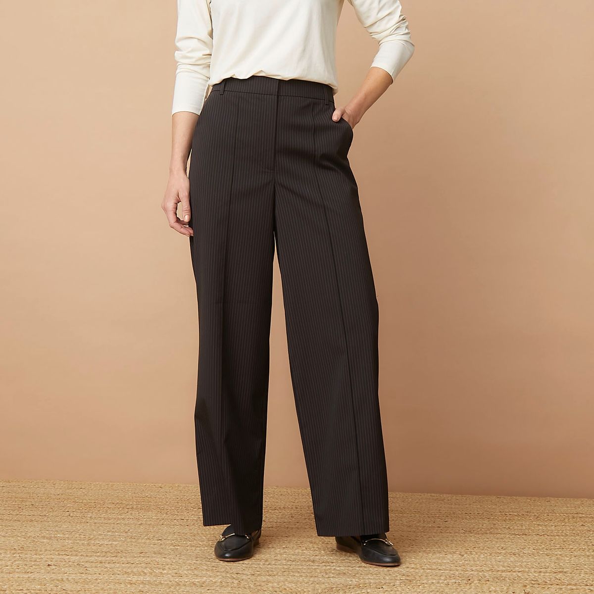 S COCCI - Pantalón Recto Tiro Alto Mujer S Cocci