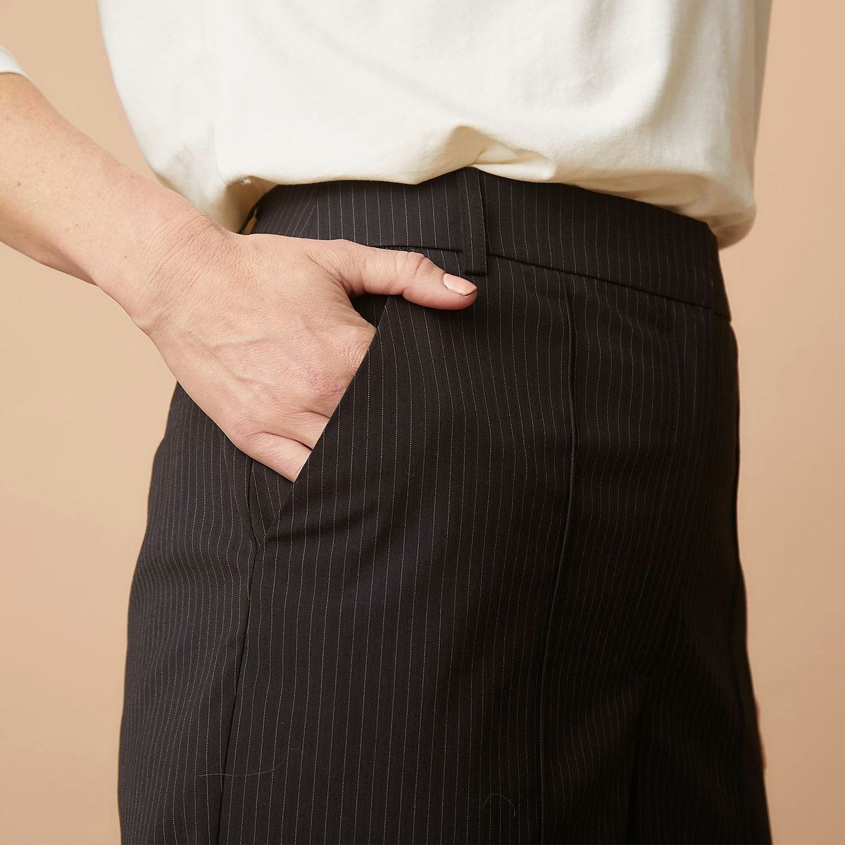 S COCCI - Pantalón Recto Tiro Alto Mujer S Cocci