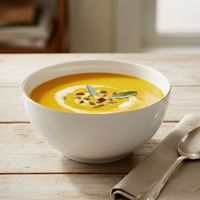 Fuente Redonda Ensalada Borde Dorado 21 Cm