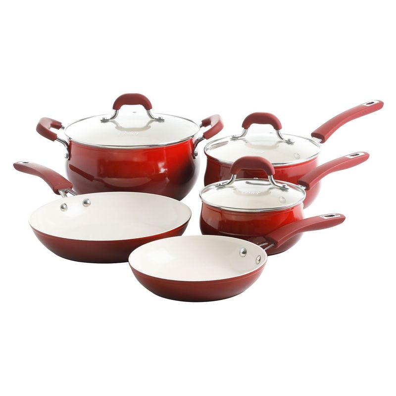 OSTER - Batería de Cocina 8 Piezas Cerámica Ceramic Oster