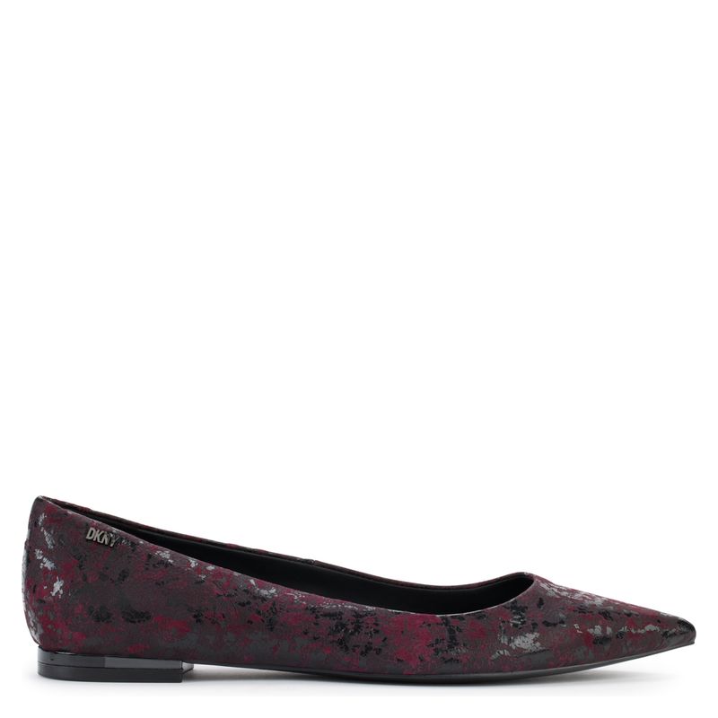 DKNY - Ballerina Mujer Cuero Rojo DKNY