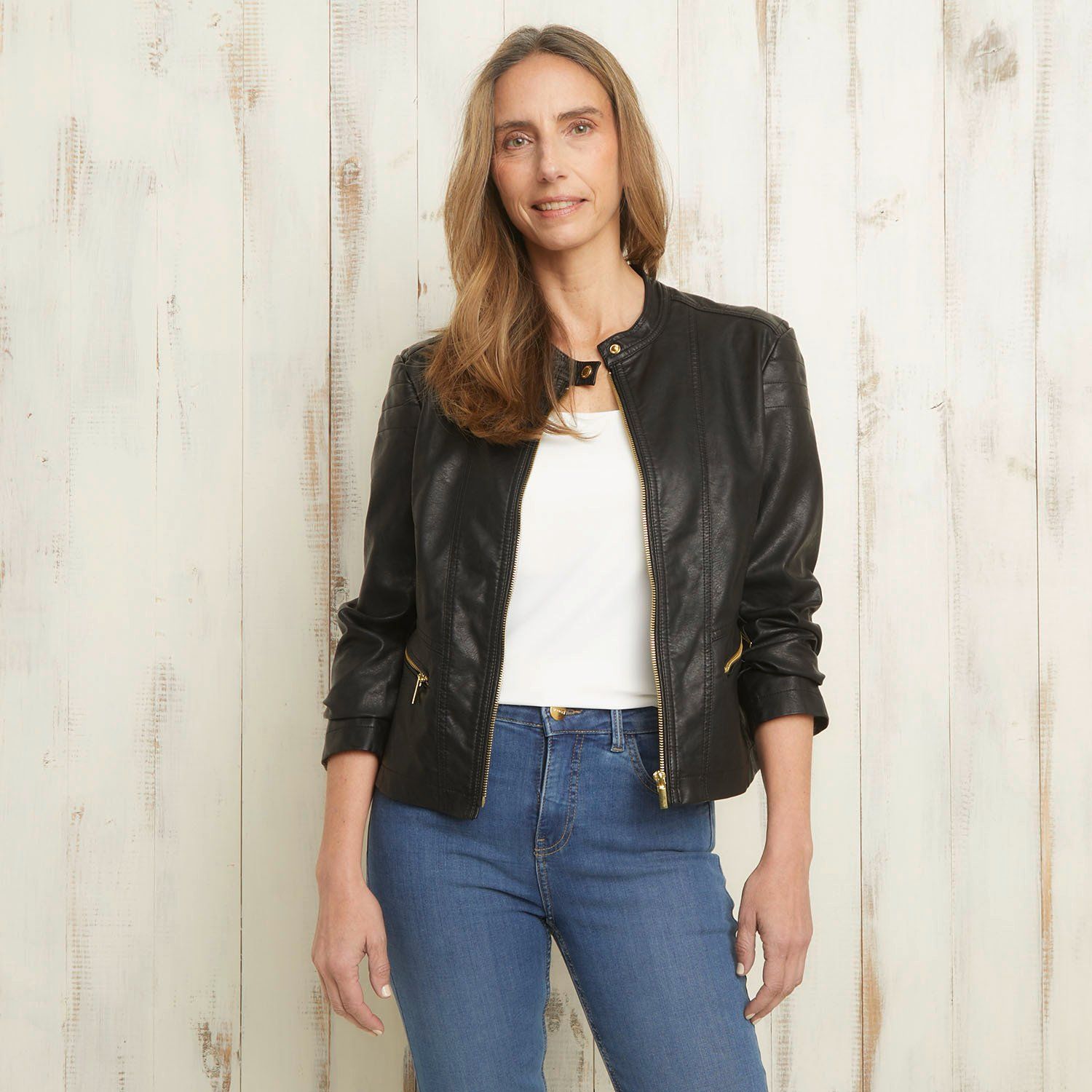 S COCCI Chaqueta PU Mujer - Main Image