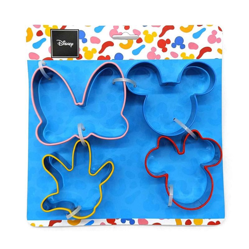 DISNEY - Set 4 Cortadores Galleta Mickey Disney