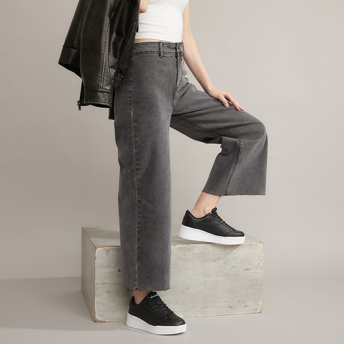 DIADORA - Wen Zapatilla Urbana Mujer Negro Diadora