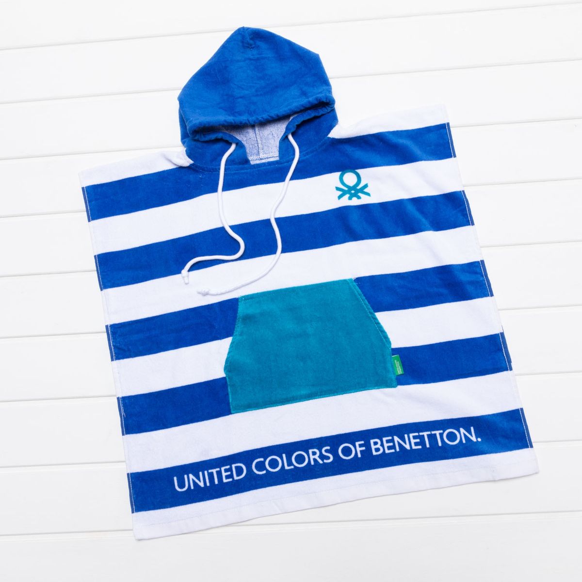 BENETTON - Toalla de Playa Infantil Rayas Benetton