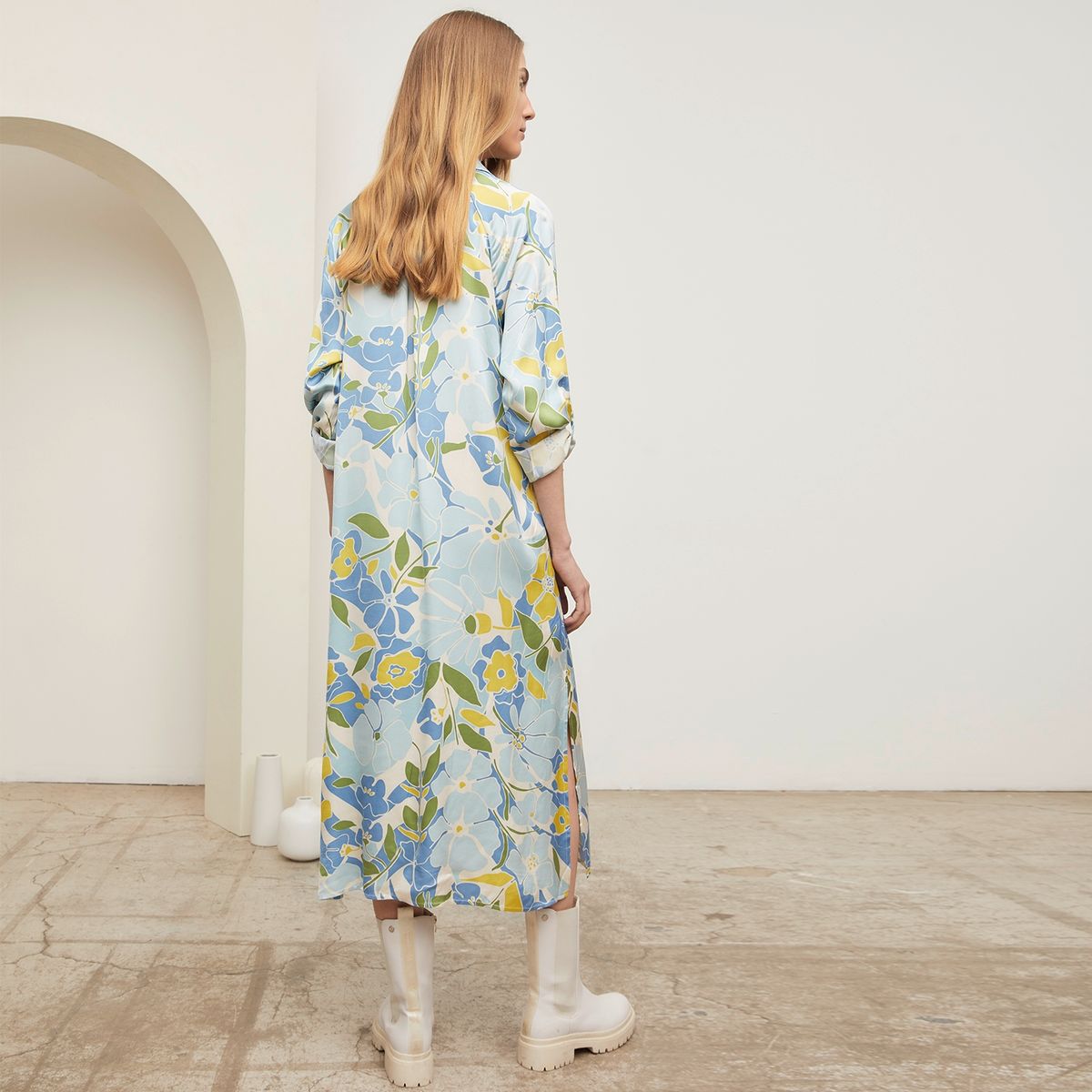 BASEMENT - Vestido Largo Mujer Basement