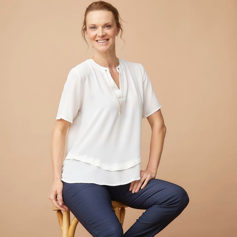 S COCCI - Blusa Manga Corta Mujer S.Cocci