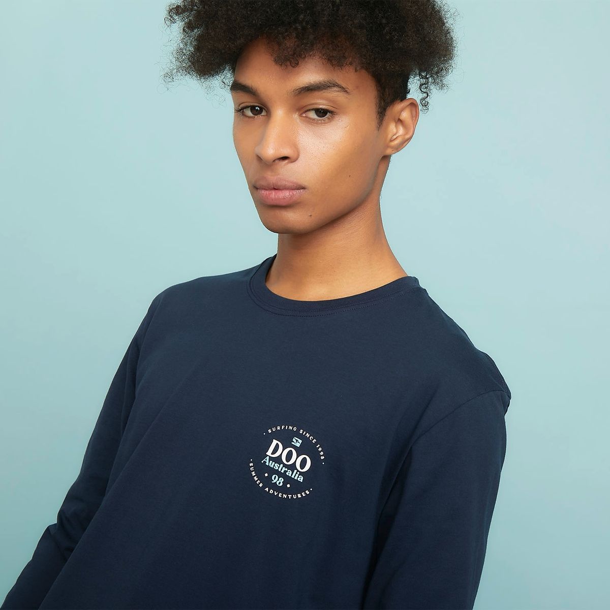 DOO AUSTRALIA - Polera Manga Larga Algodón Hombre Doo Australia