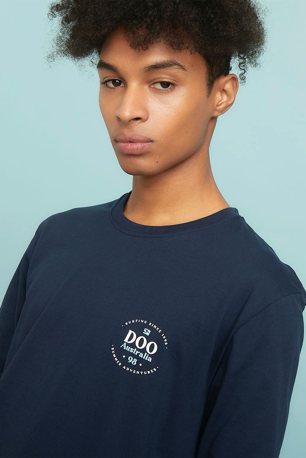 DOO AUSTRALIA - Polera Manga Larga Algodón Hombre Doo Australia