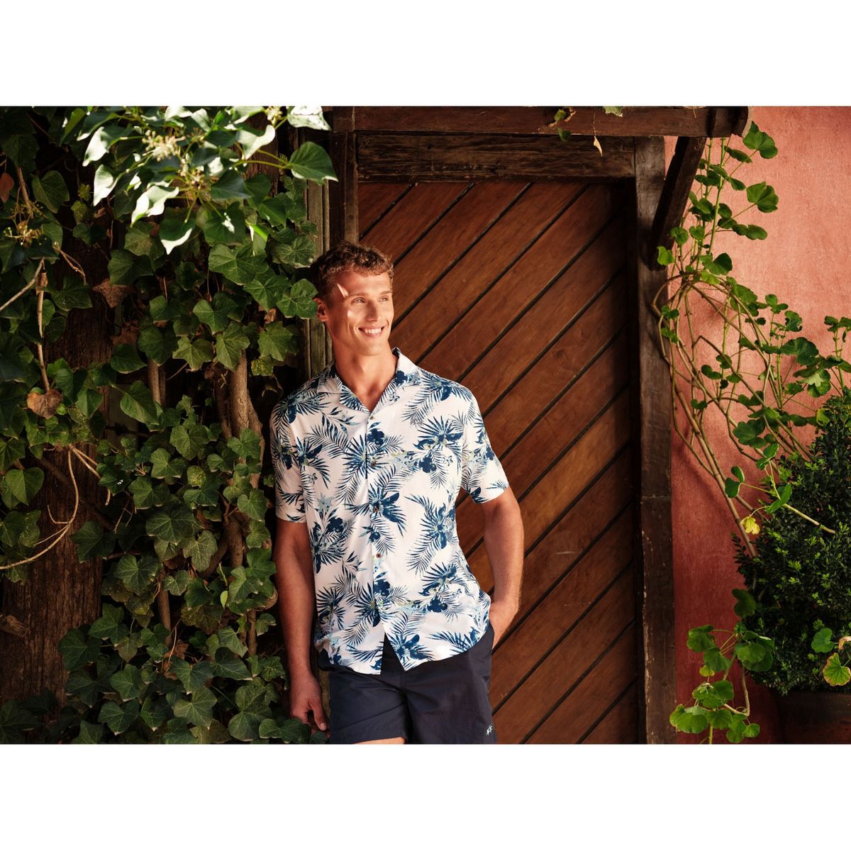 LA MARTINA - Camisa Manga Corta Lino Hombre La Martina