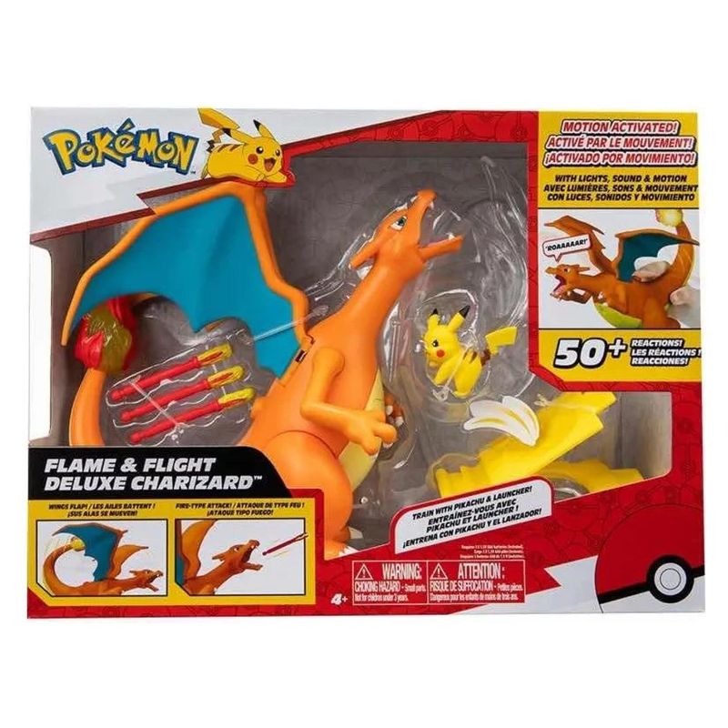 POKEMON - Figura De Charizard Deluxe Con Luz Y Sonido Pokemon