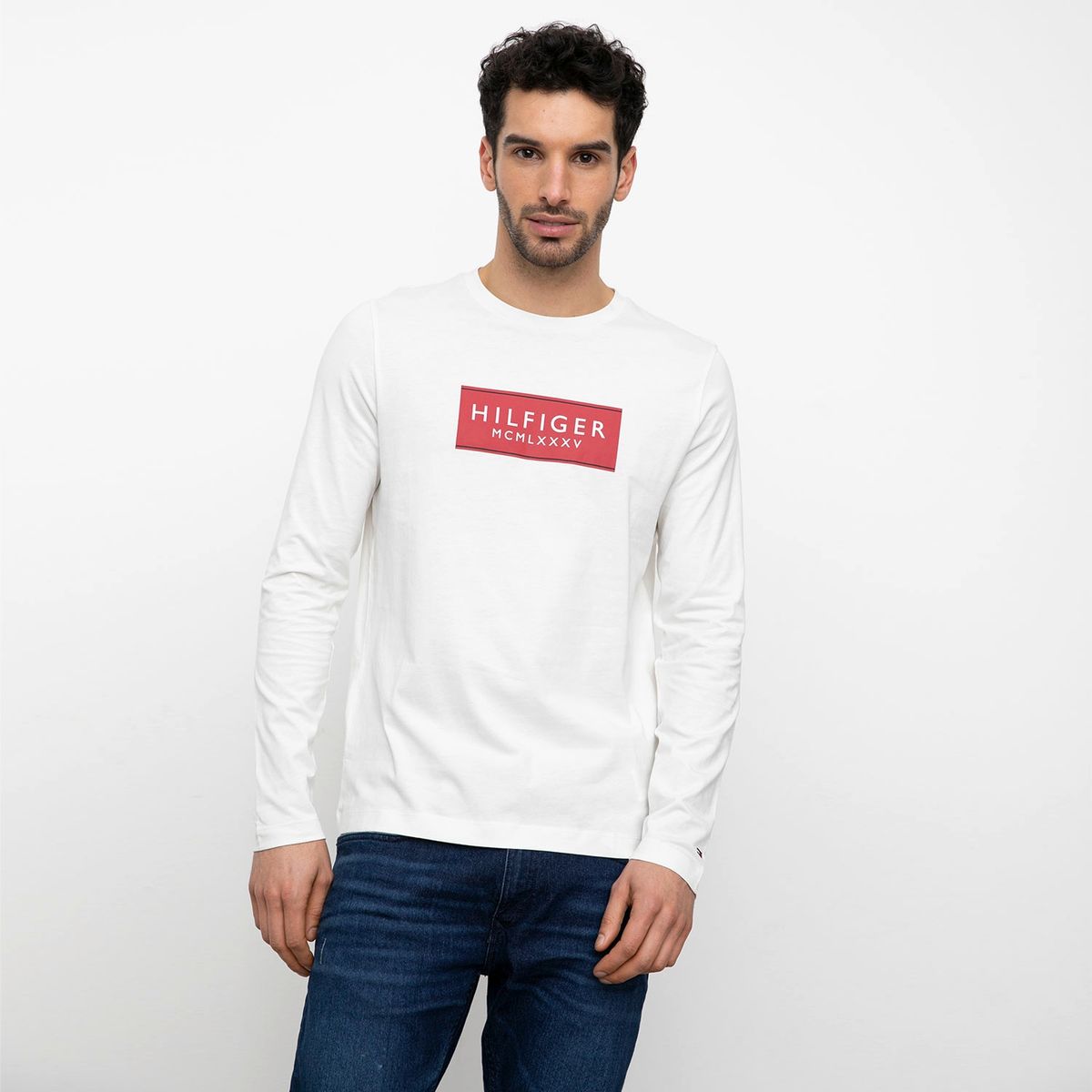 TOMMY HILFIGER - Polera Manga Larga Hombre Tommy Hilfiger