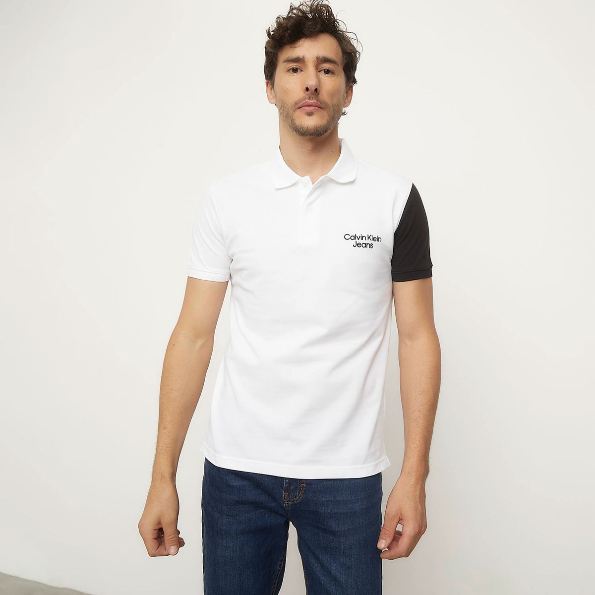 CALVIN KLEIN - Polera Manga Corta Hombre Calvin Klein