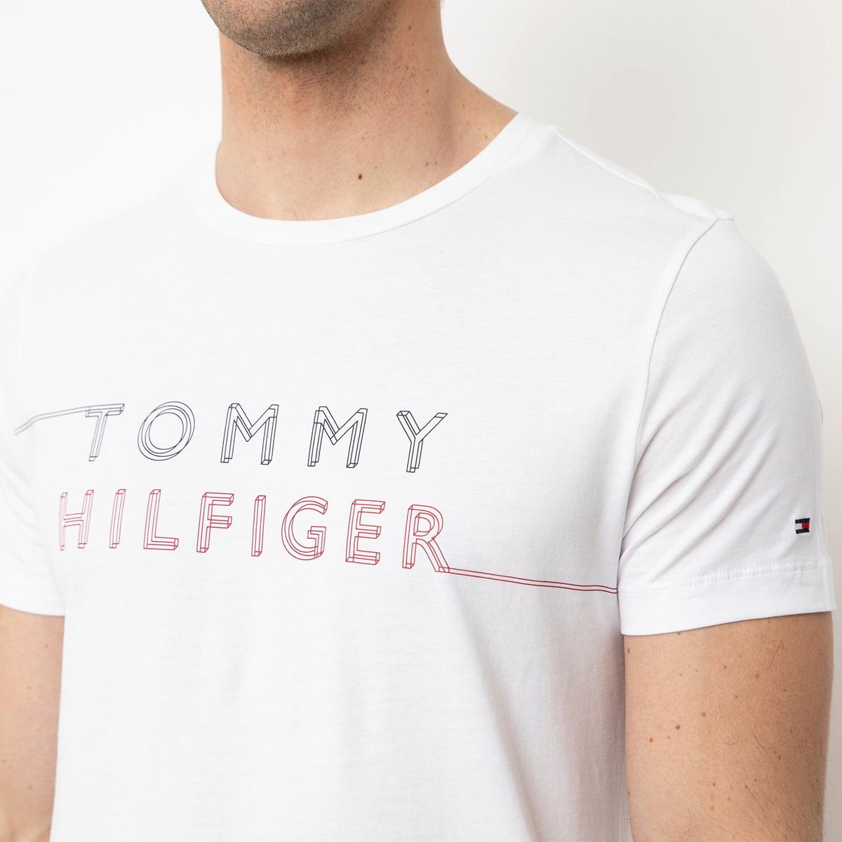 TOMMY HILFIGER - Polera Manga Corta Hombre Tommy Hilfiger