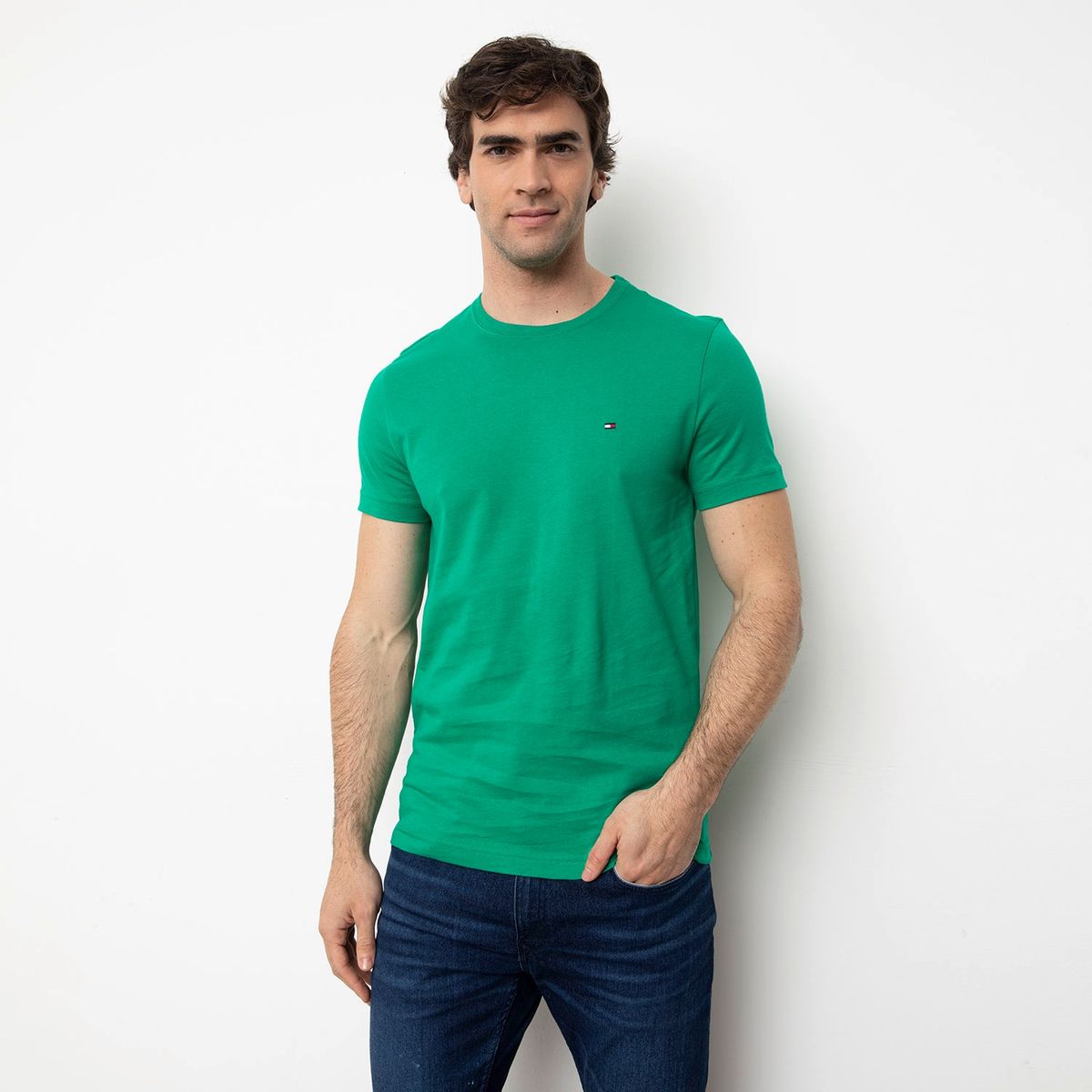 TOMMY HILFIGER - Polera Cuello Redondo Hombre Tommy Hilfiger