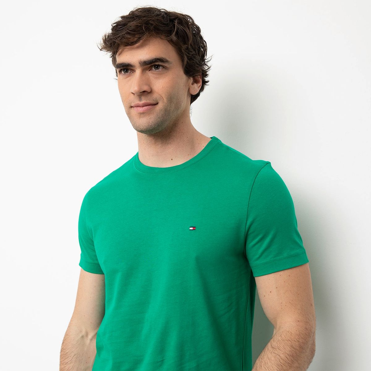 TOMMY HILFIGER - Polera Cuello Redondo Hombre Tommy Hilfiger