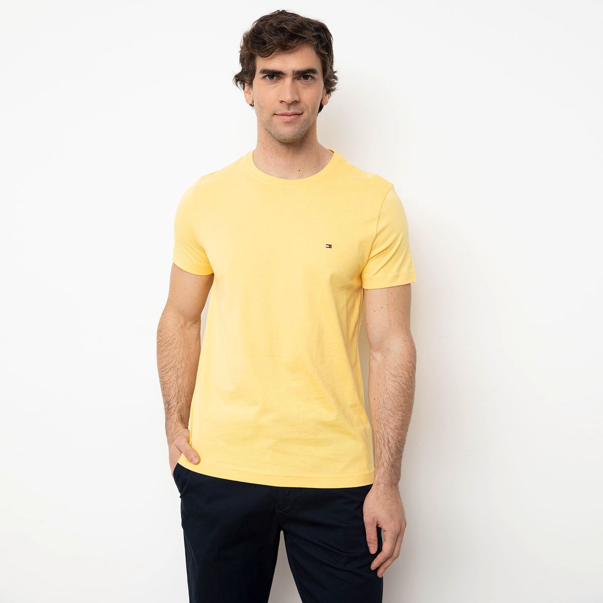 TOMMY HILFIGER - Polera Cuello Redondo Hombre Tommy Hilfiger