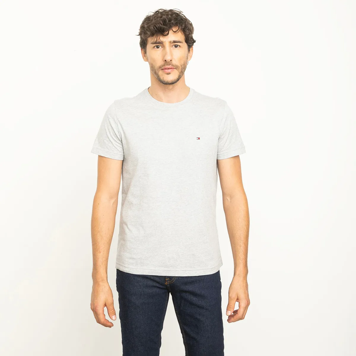 TOMMY HILFIGER - Polera Cuello Redondo Hombre Tommy Hilfiger