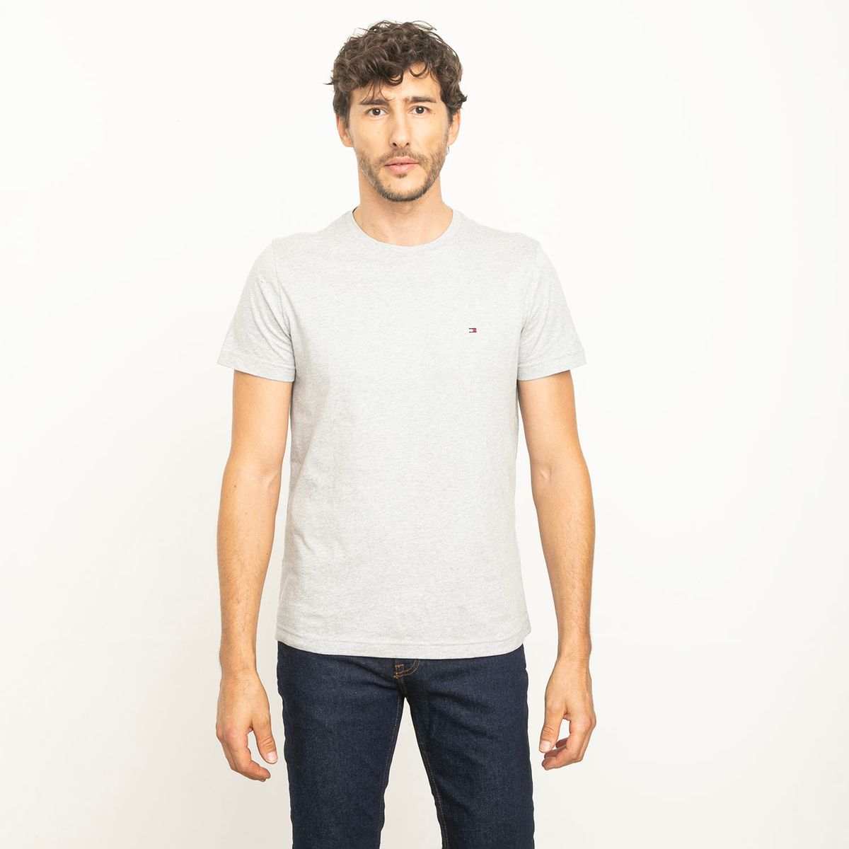 TOMMY HILFIGER - Polera Cuello Redondo Hombre Tommy Hilfiger