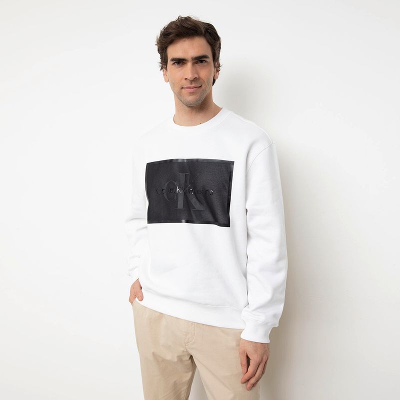CALVIN KLEIN - Polerón Algodón Hombre Calvin Klein
