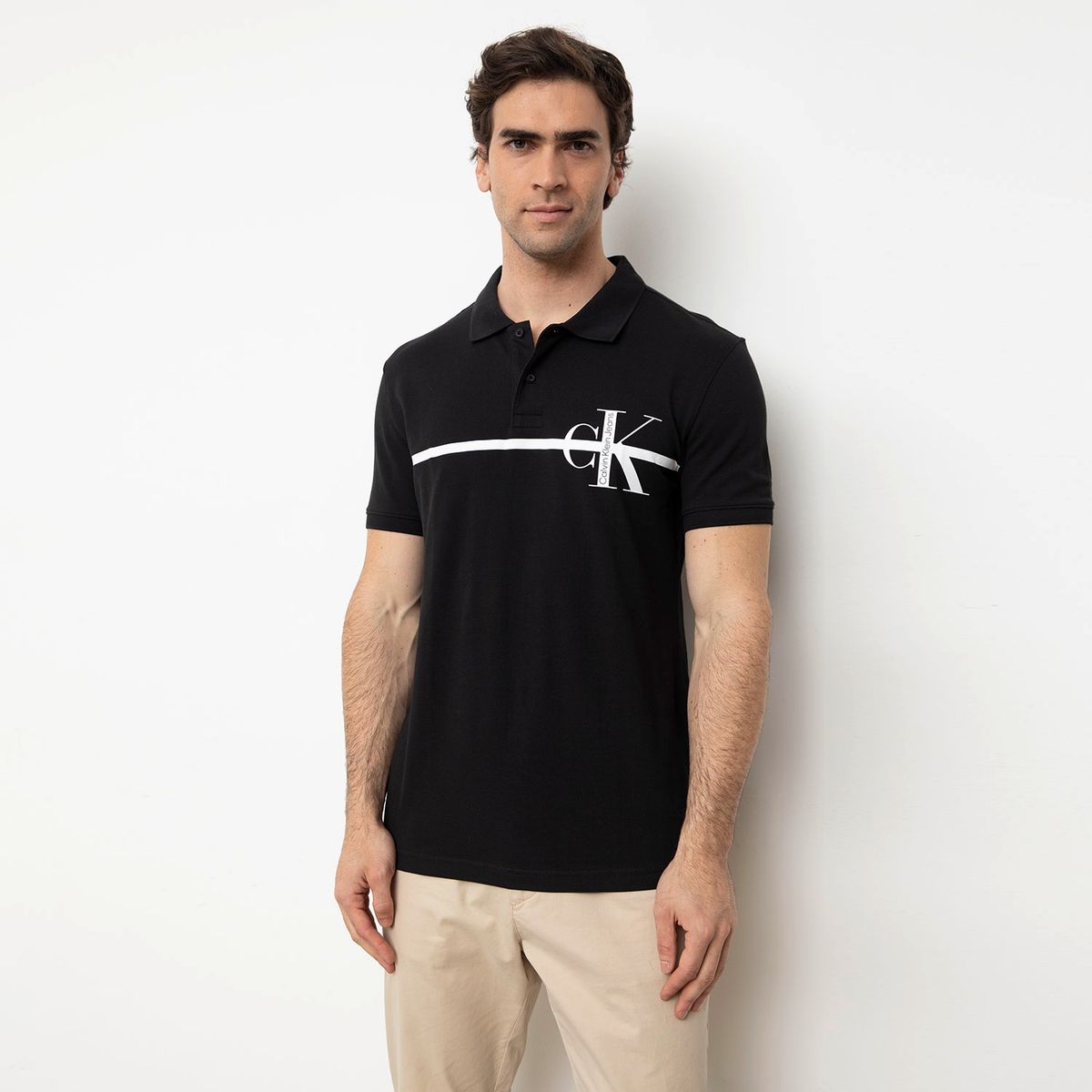 CALVIN KLEIN - Polera Manga Corta Hombre Calvin Klein