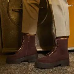 SAM EDELMAN - Botín Mujer Cuero Café