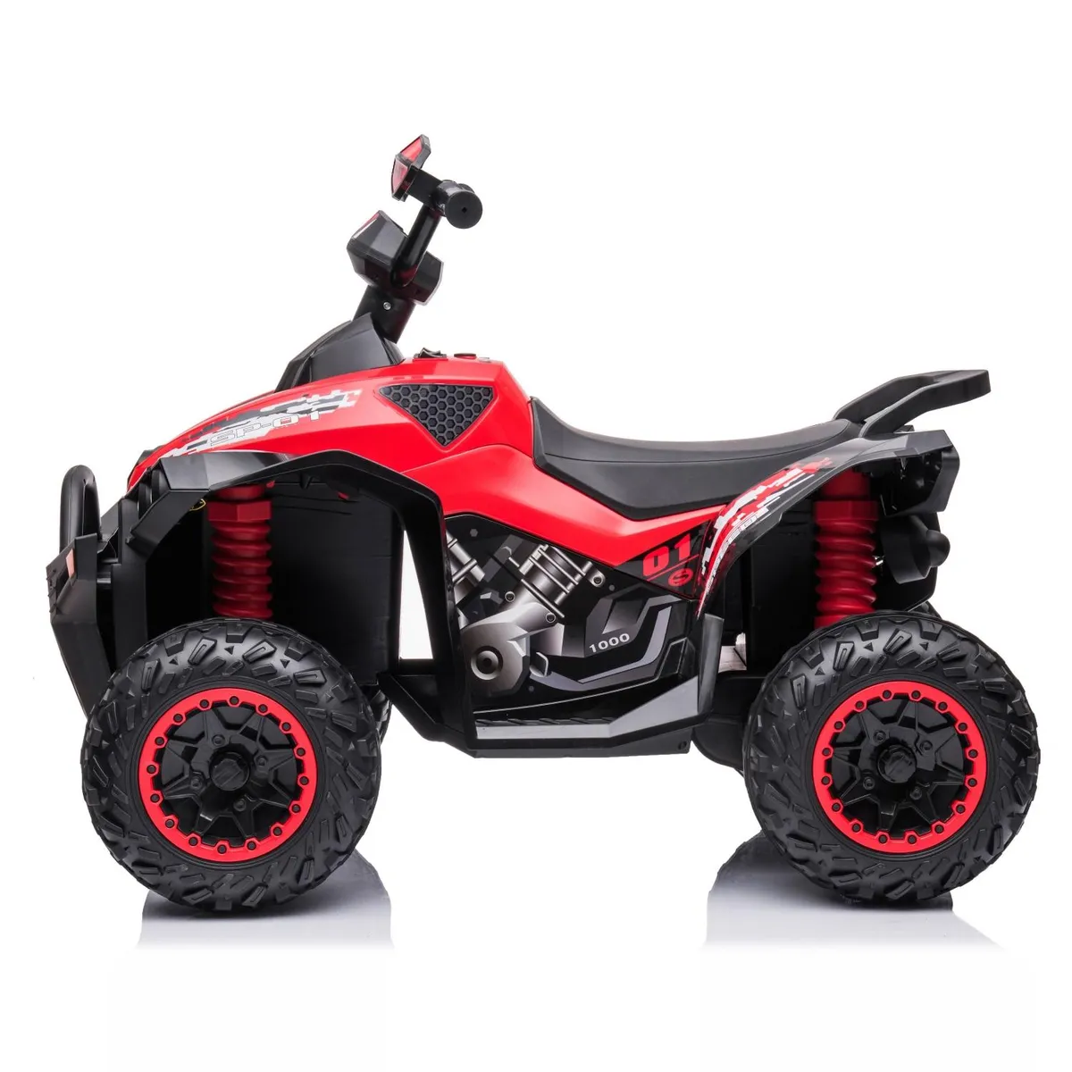 SCOOP - Cuatrimoto 12V Rojo