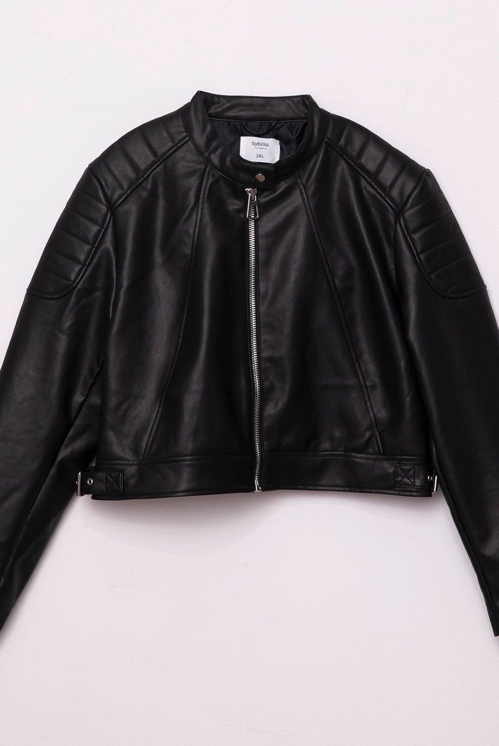 SYBILLA - Chaqueta De Cuero Mujer Sybilla