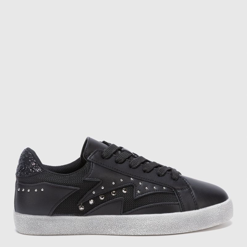 BASEMENT - Zapatilla Urbana Mujer Negro Basement