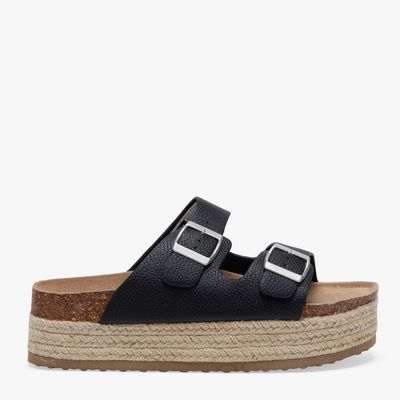 Imagen 1 del producto Sandalia Mujer Negras con Plataforma