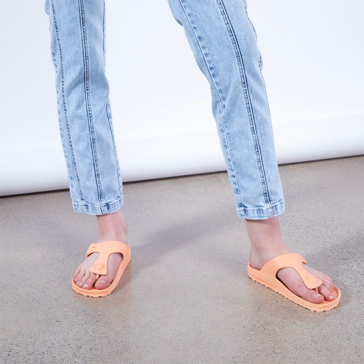 SYBILLA - Sandalia Hawaiana Mujer Naranjo Sybilla