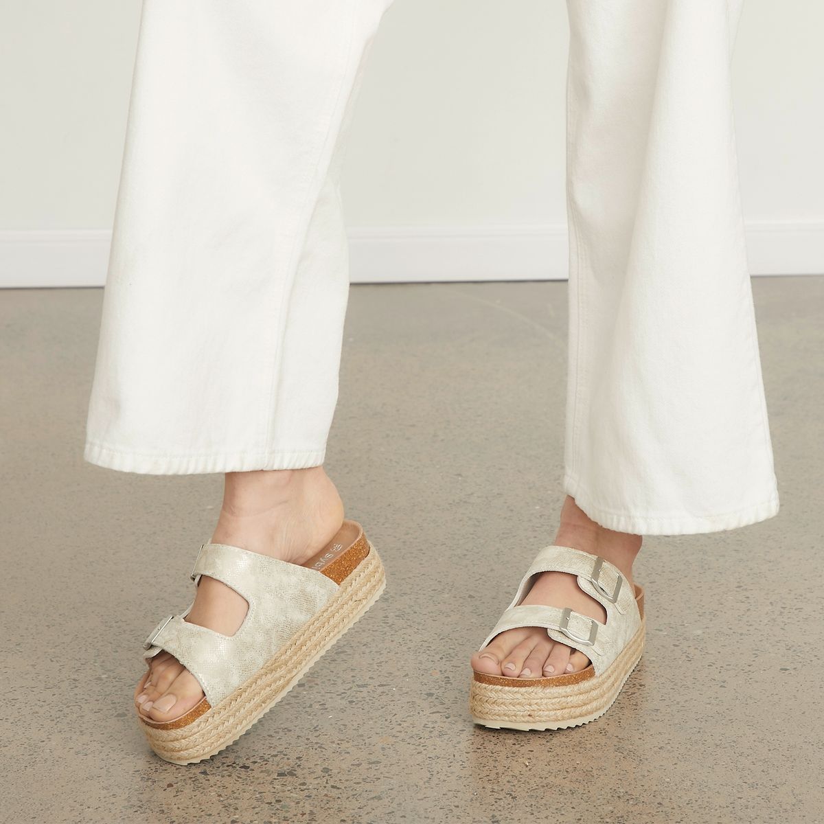 SYBILLA - Sandalia Mujer Amarillo Sybilla