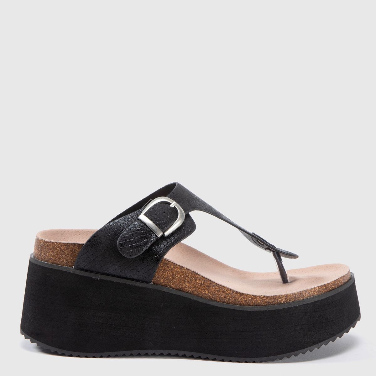 SYBILLA - Sandalia Mujer Negro Sybilla