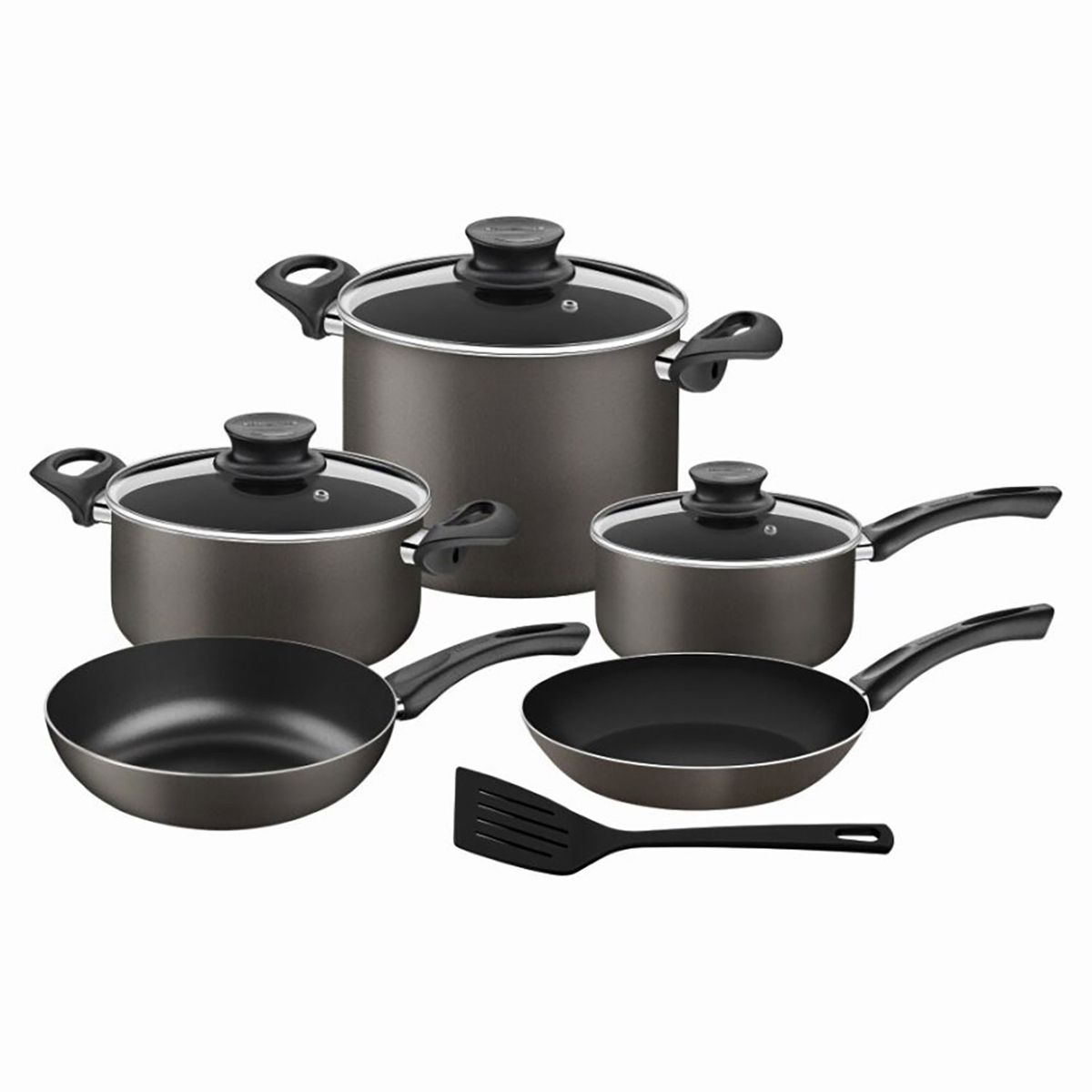 TRAMONTINA - Batería Antiadherente 9 Piezas Gloria Tramontina