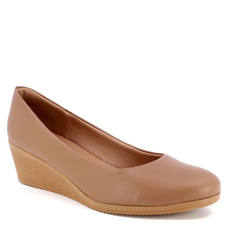 USAFLEX - Zapato Casual Mujer Cuero Beige Usaflex