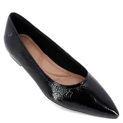 USAFLEX - Zapato Casual Mujer Cuero Negro