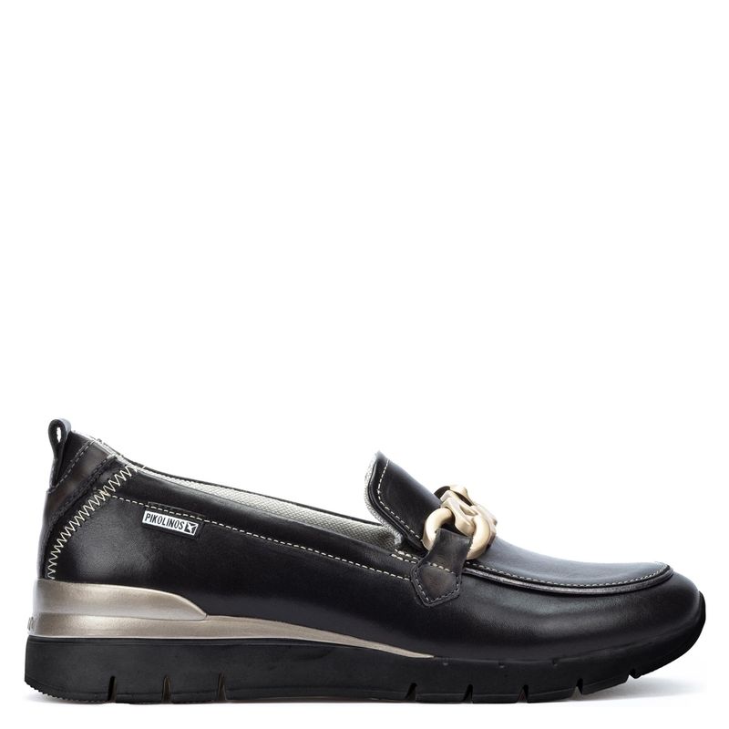 PIKOLINOS - Mocasín Mujer Cuero Negro Pikolinos