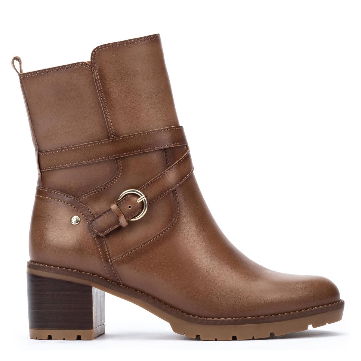 PIKOLINOS - Botín Mujer Cuero Café Pikolinos