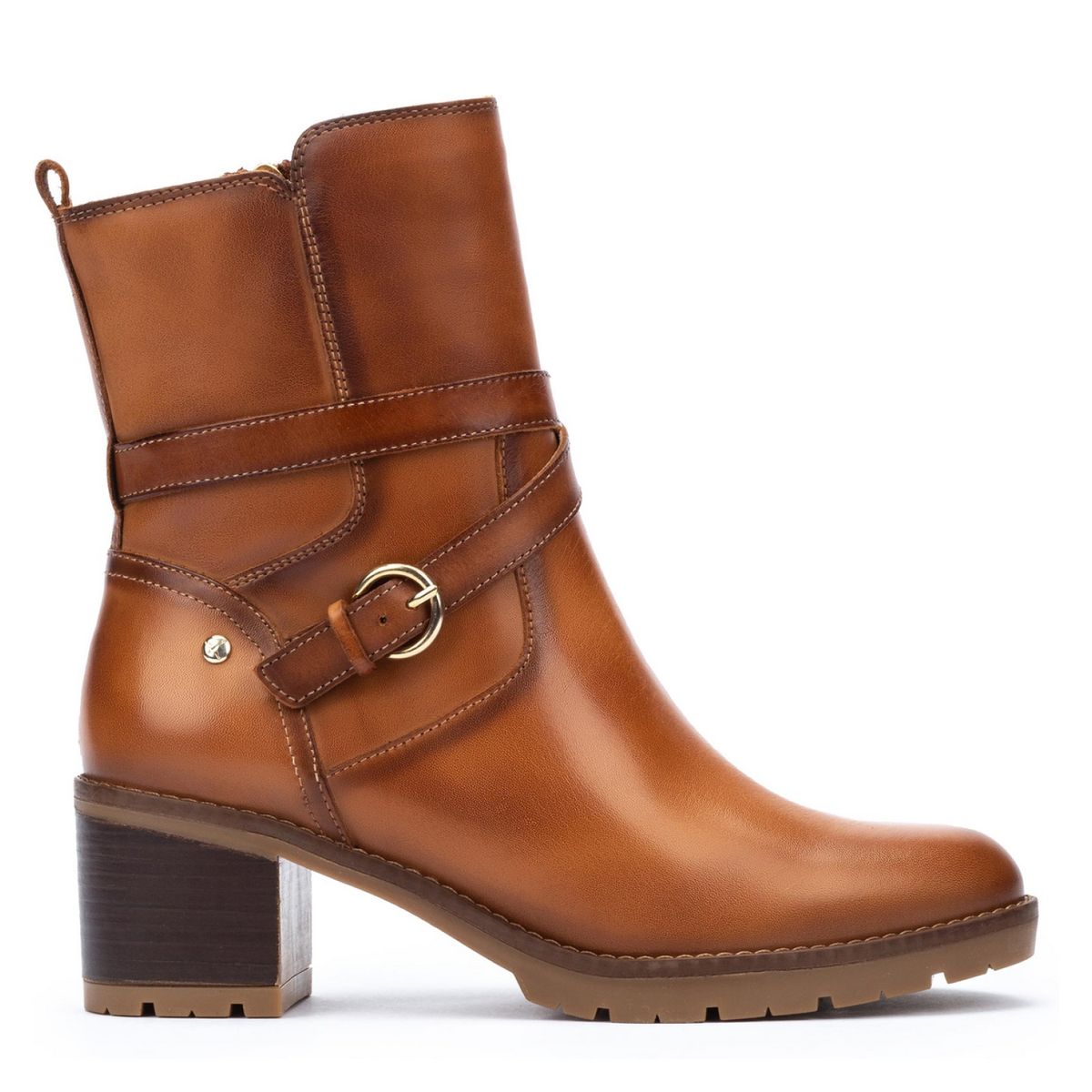 PIKOLINOS - Botín Mujer Cuero Beige Pikolinos