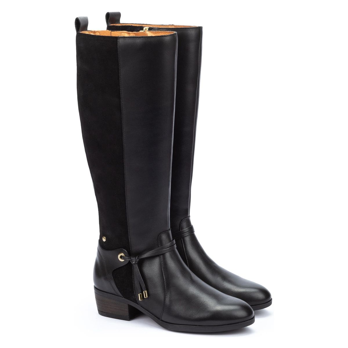 PIKOLINOS - Bota Mujer Cuero Negro Pikolinos