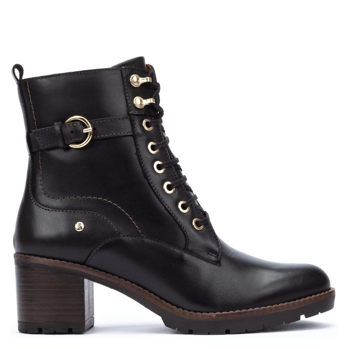 PIKOLINOS - Botín Mujer Cuero Negro Pikolinos