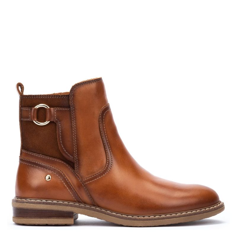 PIKOLINOS - Botín Mujer Cuero Beige Pikolinos