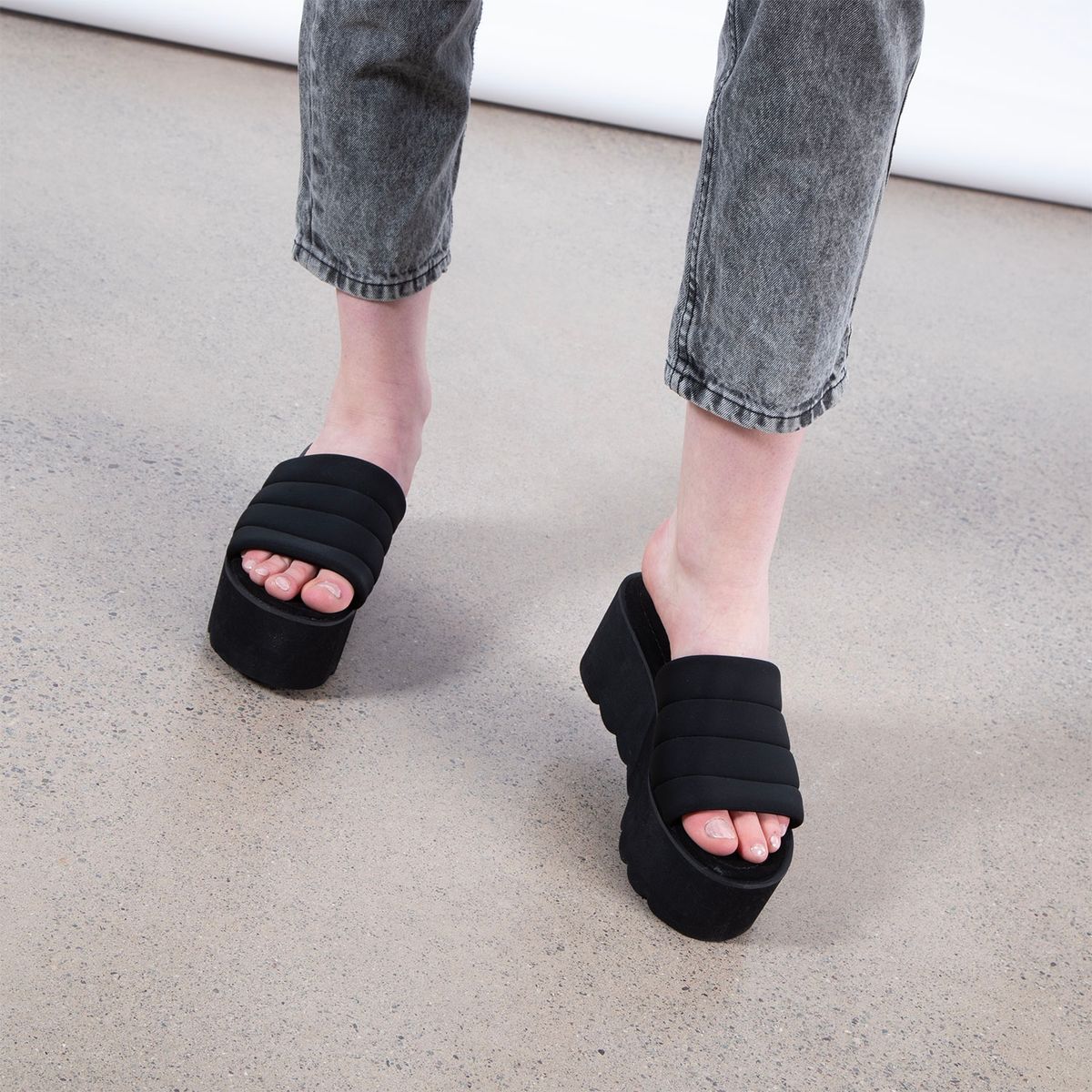 AMERICANINO - Sandalia Mujer Negro Americanino