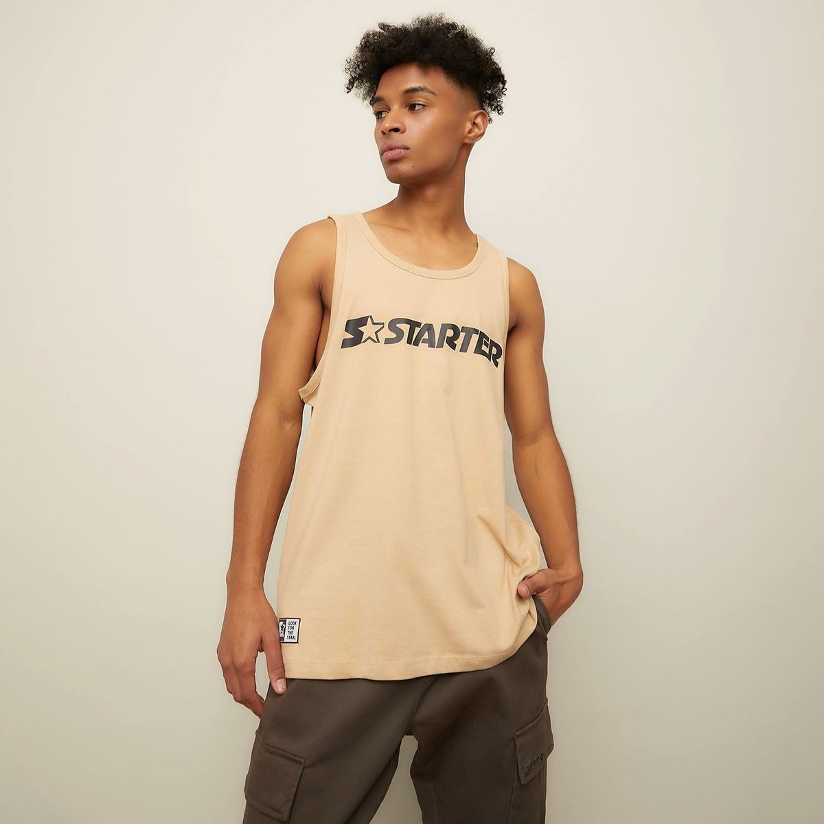 STARTER - Polera Sin Mangas Algodon Hombre Starter