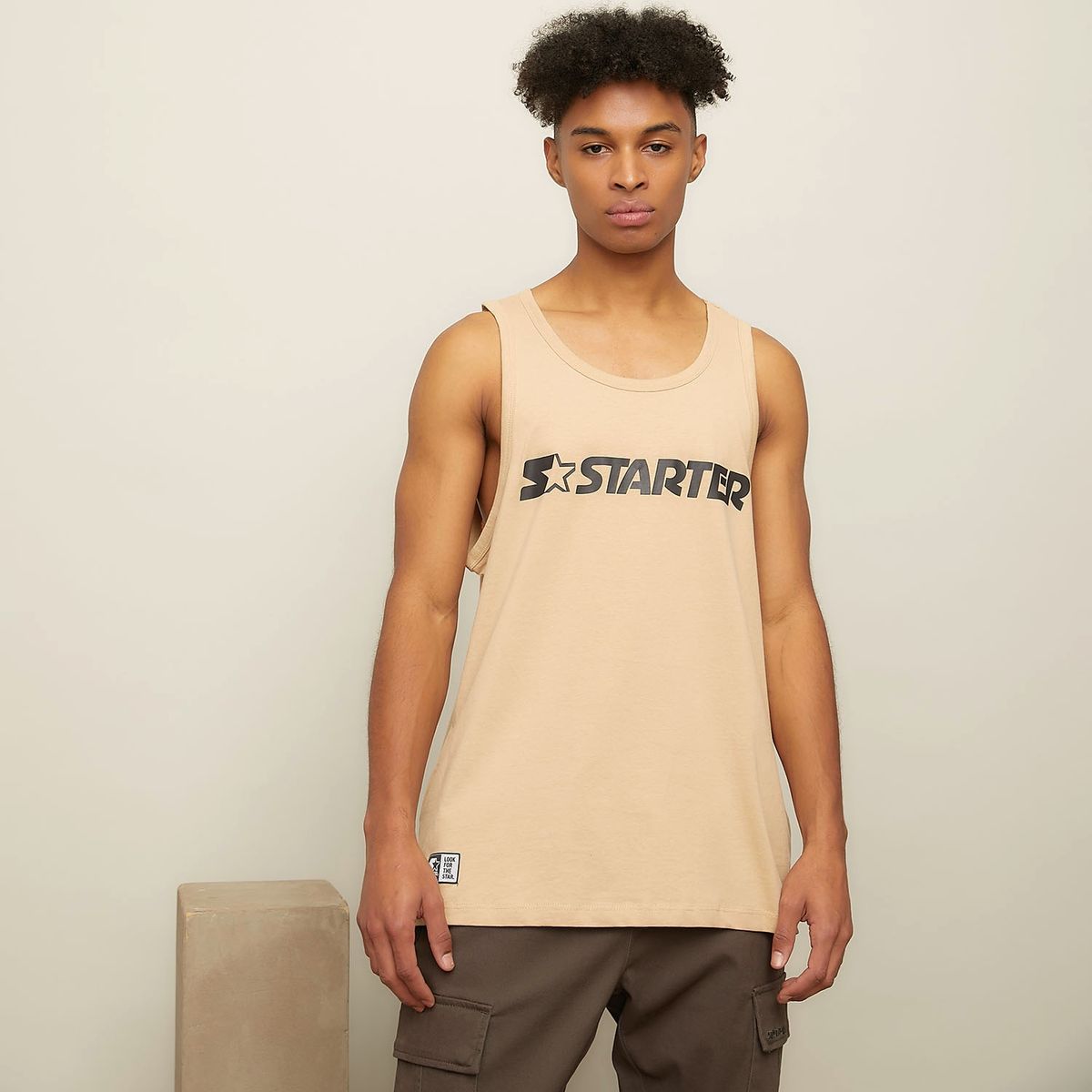 STARTER - Polera Sin Mangas Algodon Hombre Starter