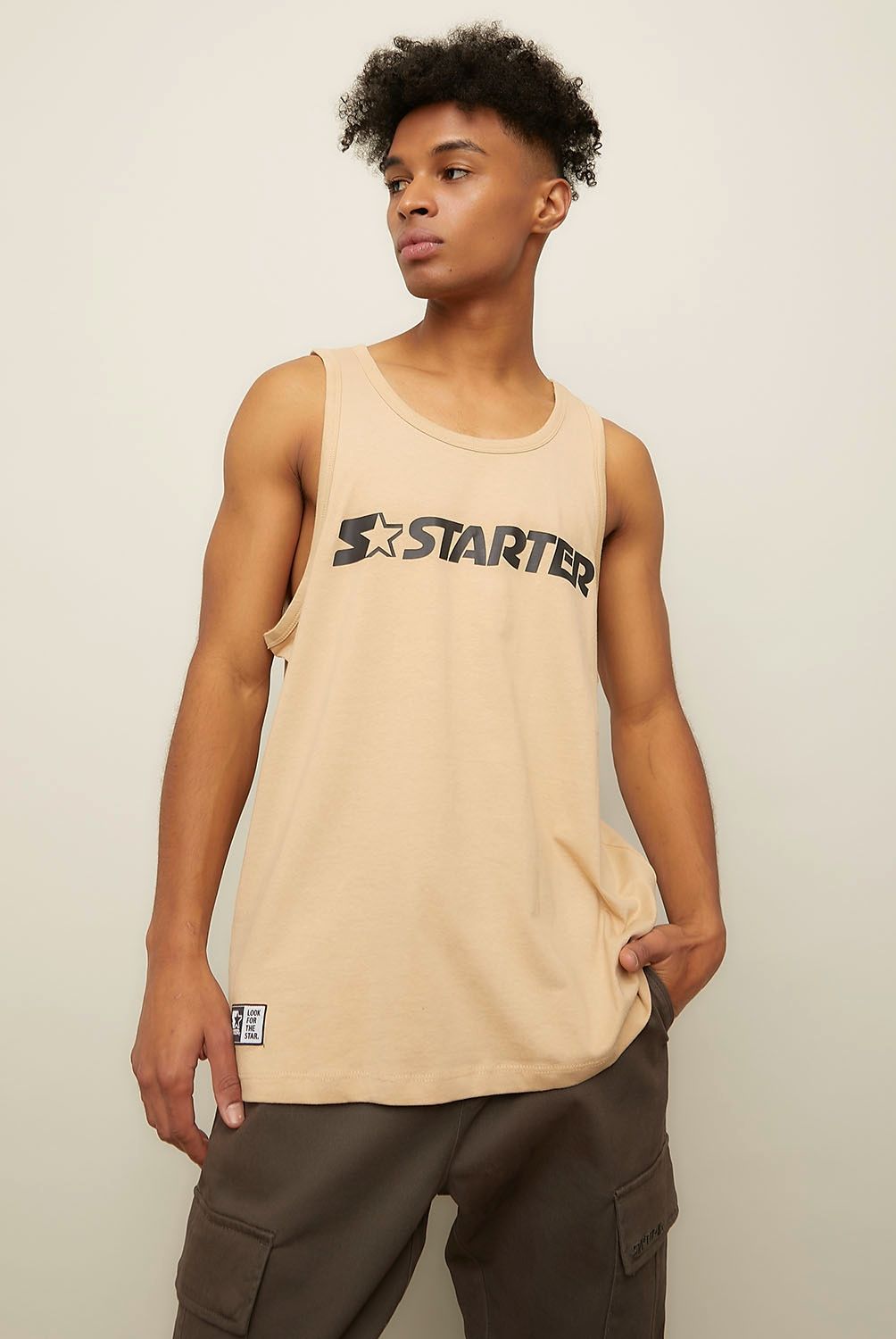STARTER - Polera Sin Mangas Algodon Hombre Starter